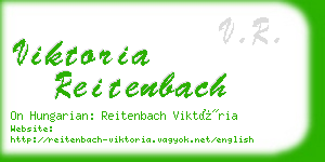 viktoria reitenbach business card